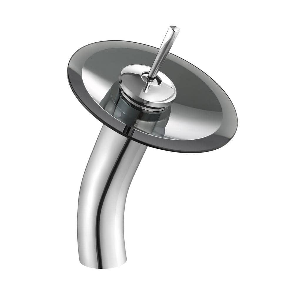 Cascade 16.5 Glass Vessel Sink with Faucet