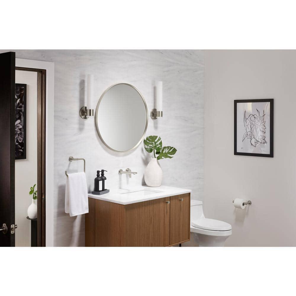 Essential Round Wall Mirror, Bathroom/Vanity Mirror with Frame