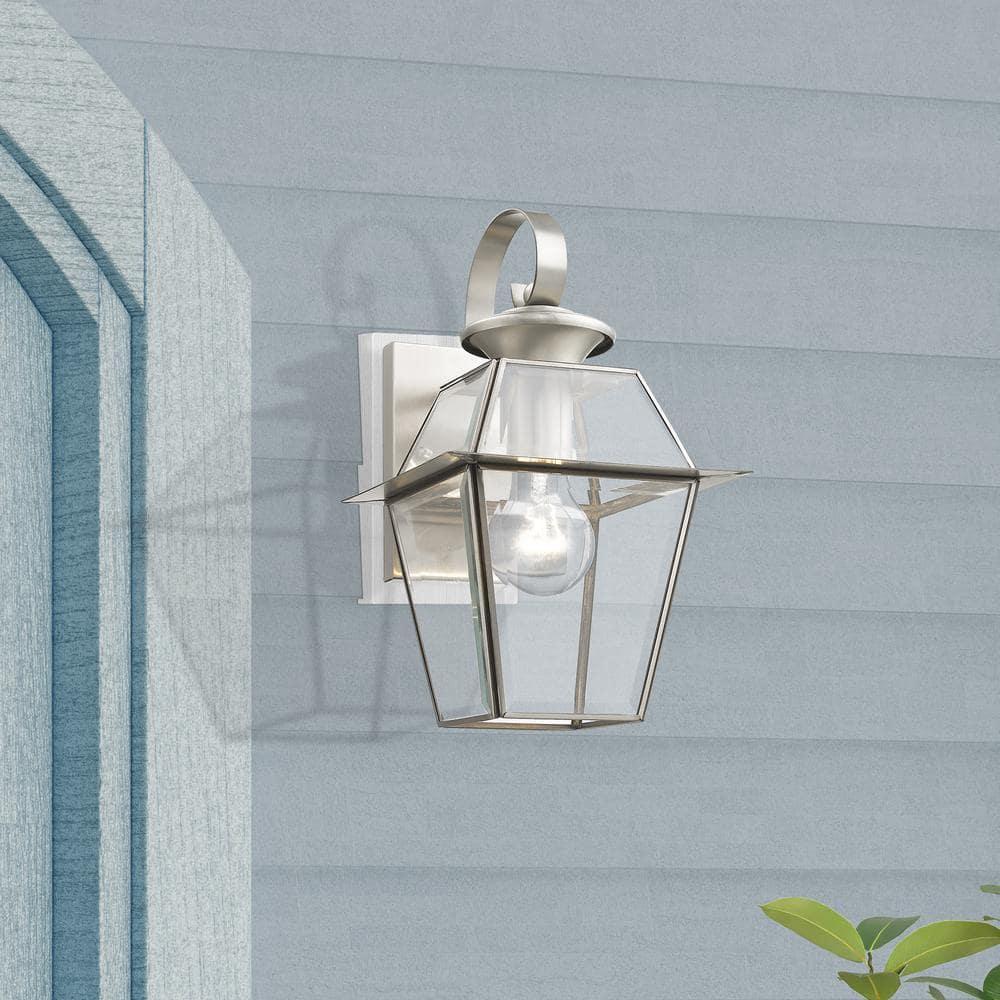 Livex Lighting Westover 1 - Light Wall Light in  Brushed Nickel
