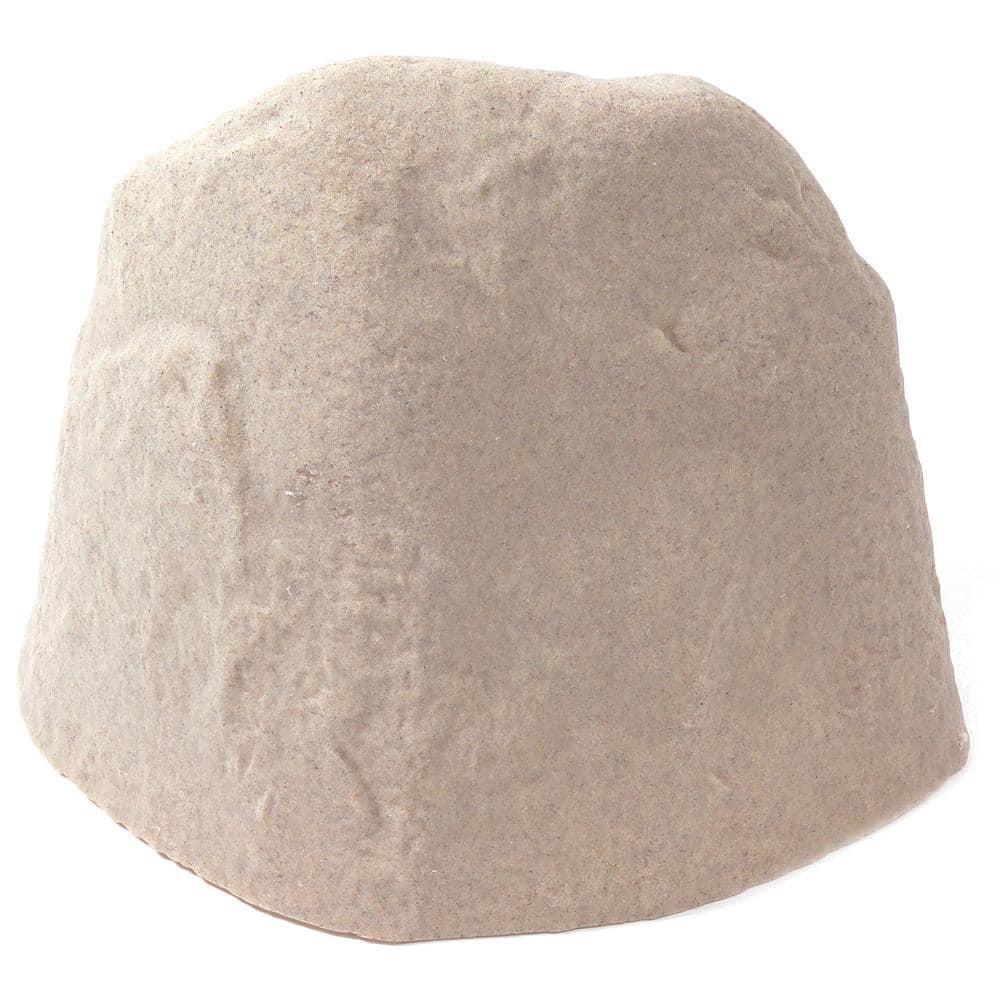14" Resin Small River Rock Statuary - Sand - Emsco