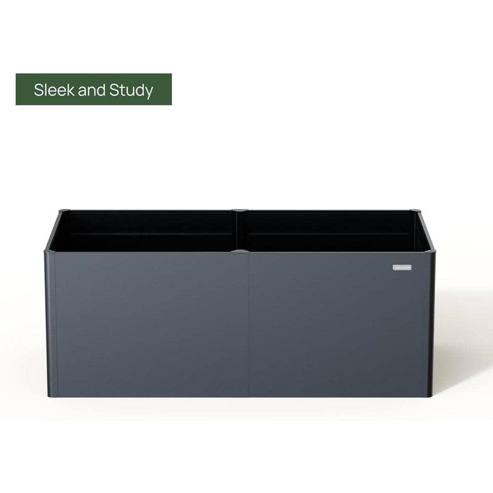 Vego Garden Modern 32" Tall Metal Outdoor Long Planter Box