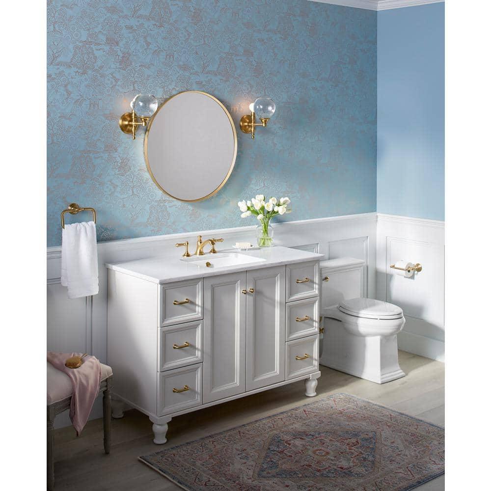 Essential Round Wall Mirror, Bathroom/Vanity Mirror with Frame