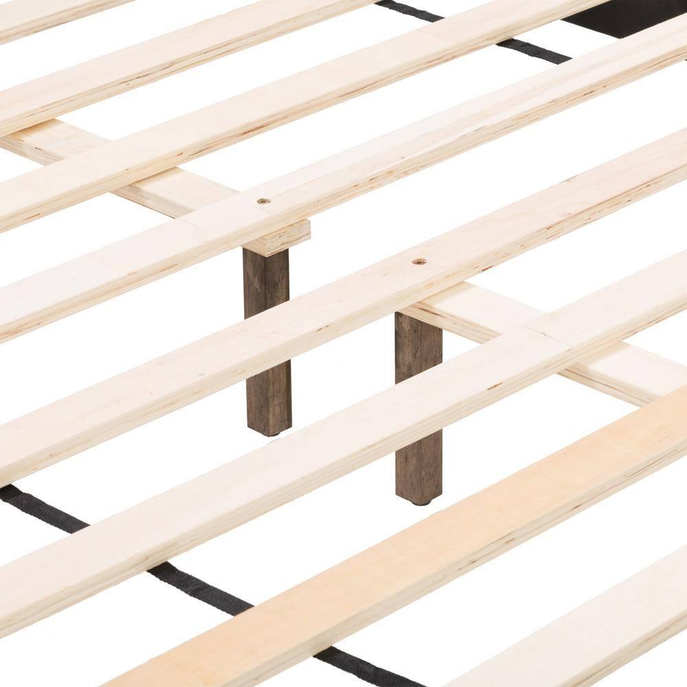 Ellery Fabric Tufted Bed - CorLiving