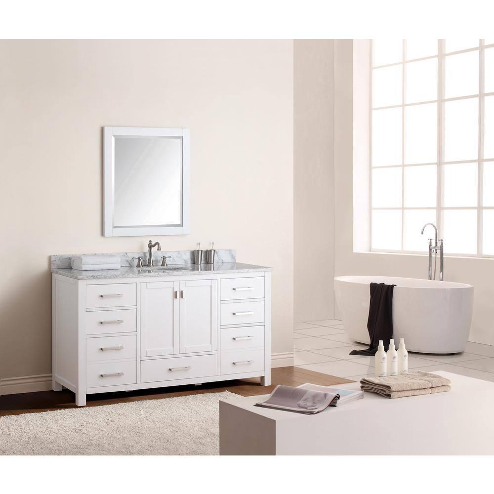 Avanity Modero-V60-A Modero 60" Single Free Standing Vanity Cabinet Only - White
