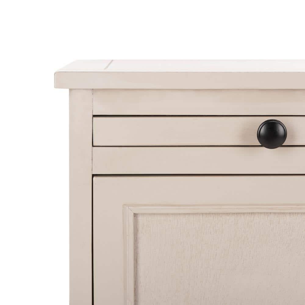 Raven Tall Storage Unit - Vintage Grey - Safavieh.
