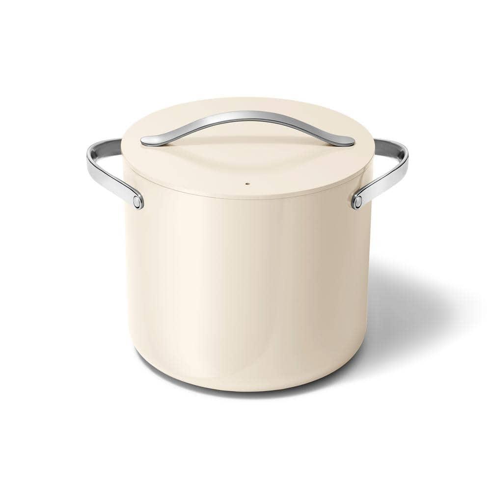 Caraway ® Cookware Plus Cream Stock Pot with Lid