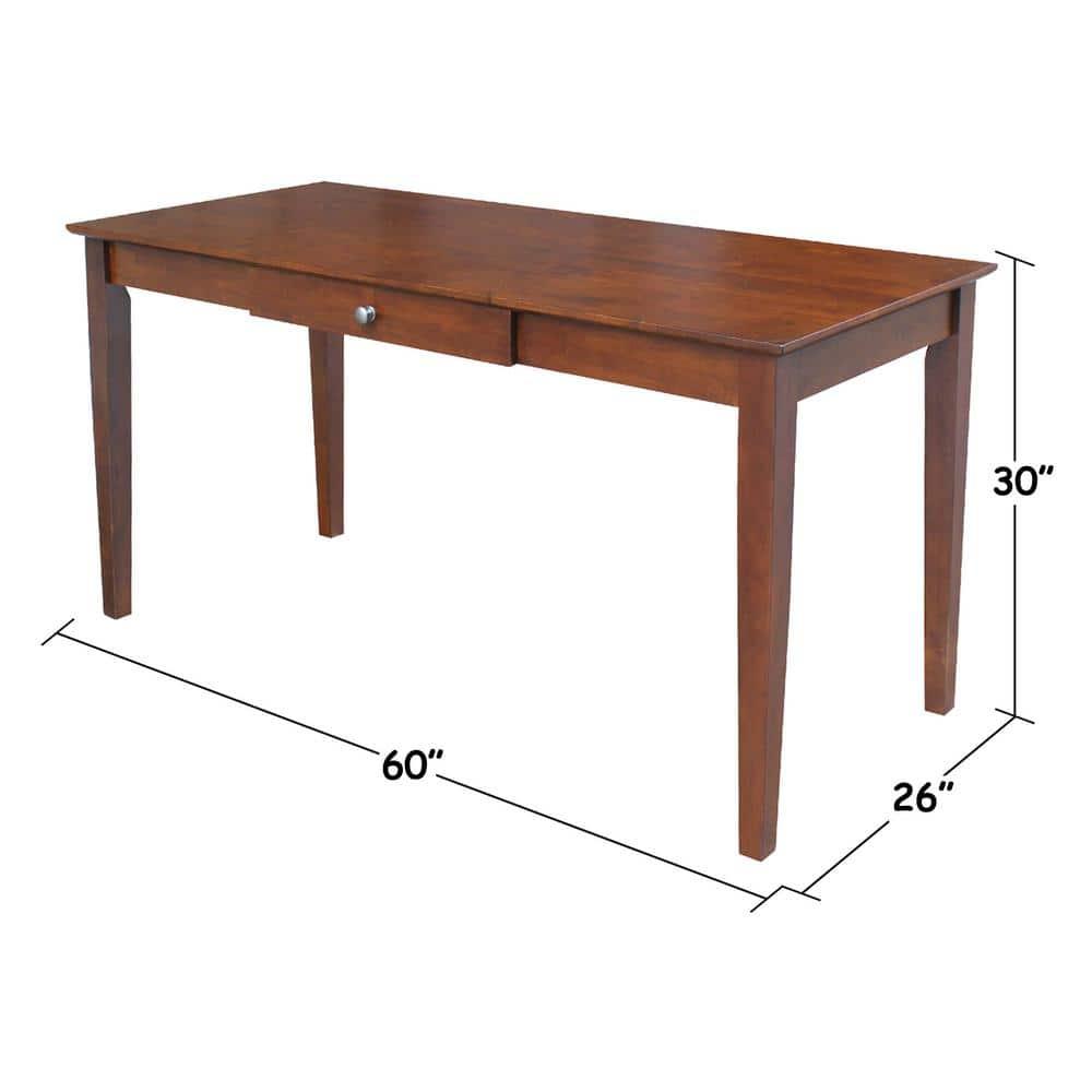 International Concepts Desk With Drawer - Larger Size And Chair