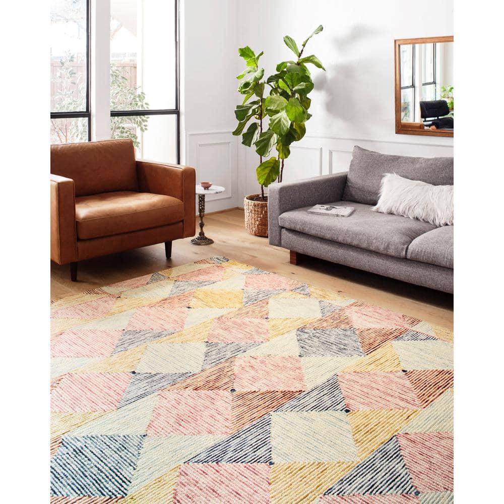 Loloi II Spectrum Geometric Ivory / Multi Area Rug