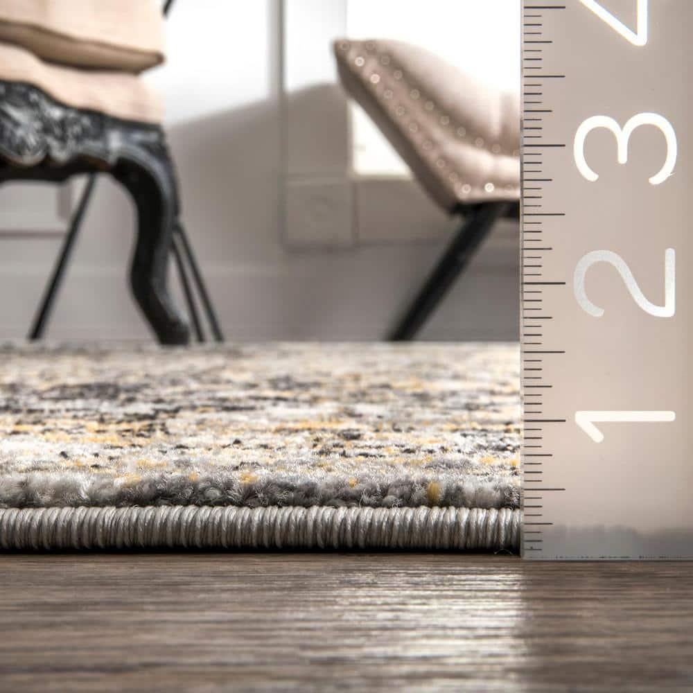 Nuloom Lilah Oriental/Persian 3x5 Accent Indoor Area Rug for Living Room Bedroom Dining Room Entryway Kitchen, Gold/Multicolor