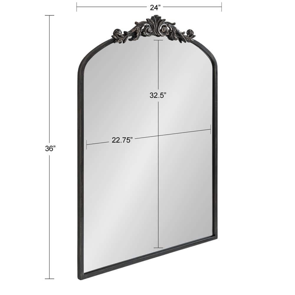 Fleur De Lis Living Anglo Metal Flat Mirror