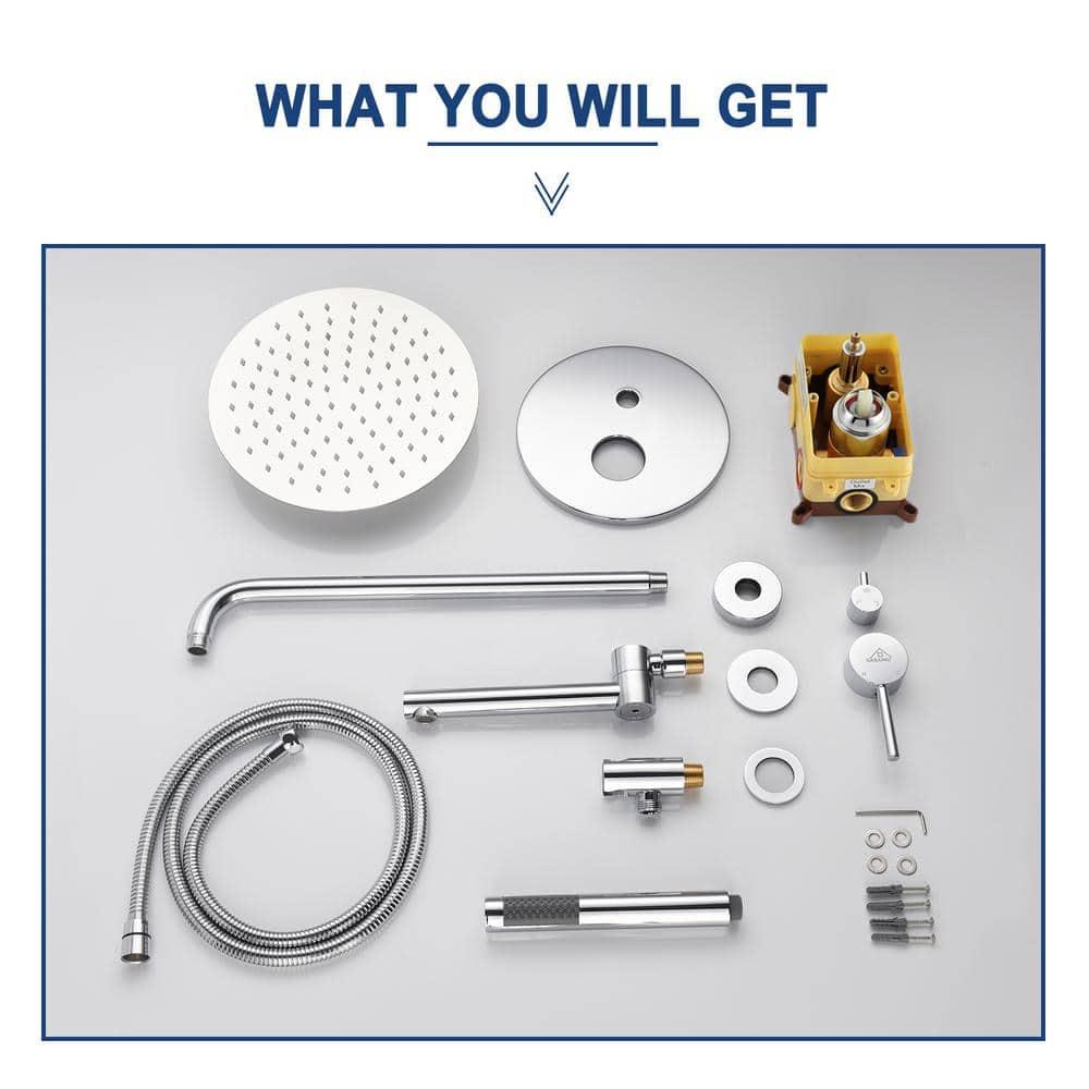 PureEssence Pressure-Balanced (Temperature And Volume) All-In-One Kit with Rough in-Valve