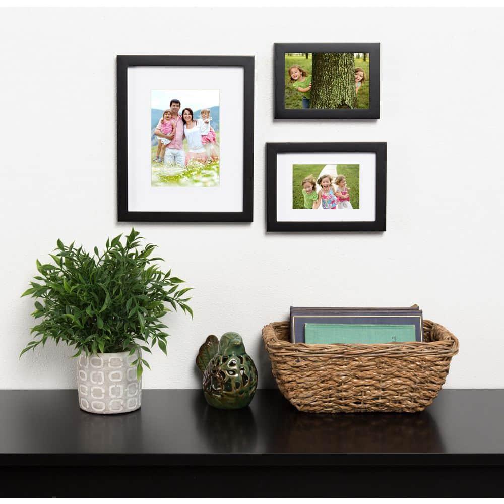 DesignOvation 8 x 10 Satin Picture Frame 4 Count
