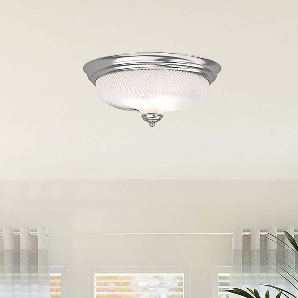Volume Lighting Glass Flush Mount