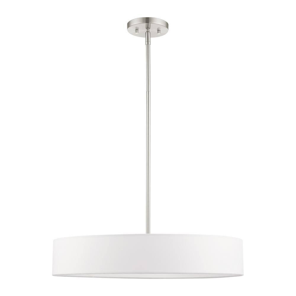 Lighting Lumens 4 - Light Dimmable Drum Chandelier