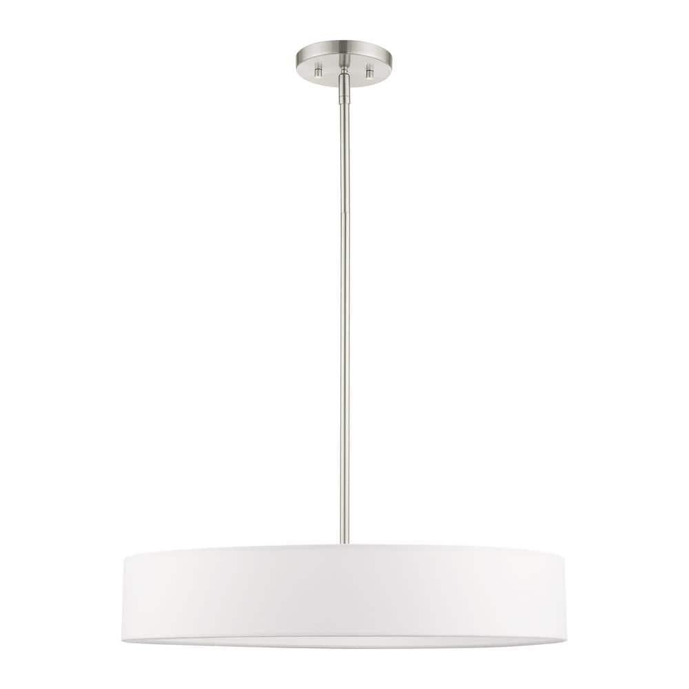 Livex Lighting Venlo 4 - Light Pendant in  Brushed Nickel