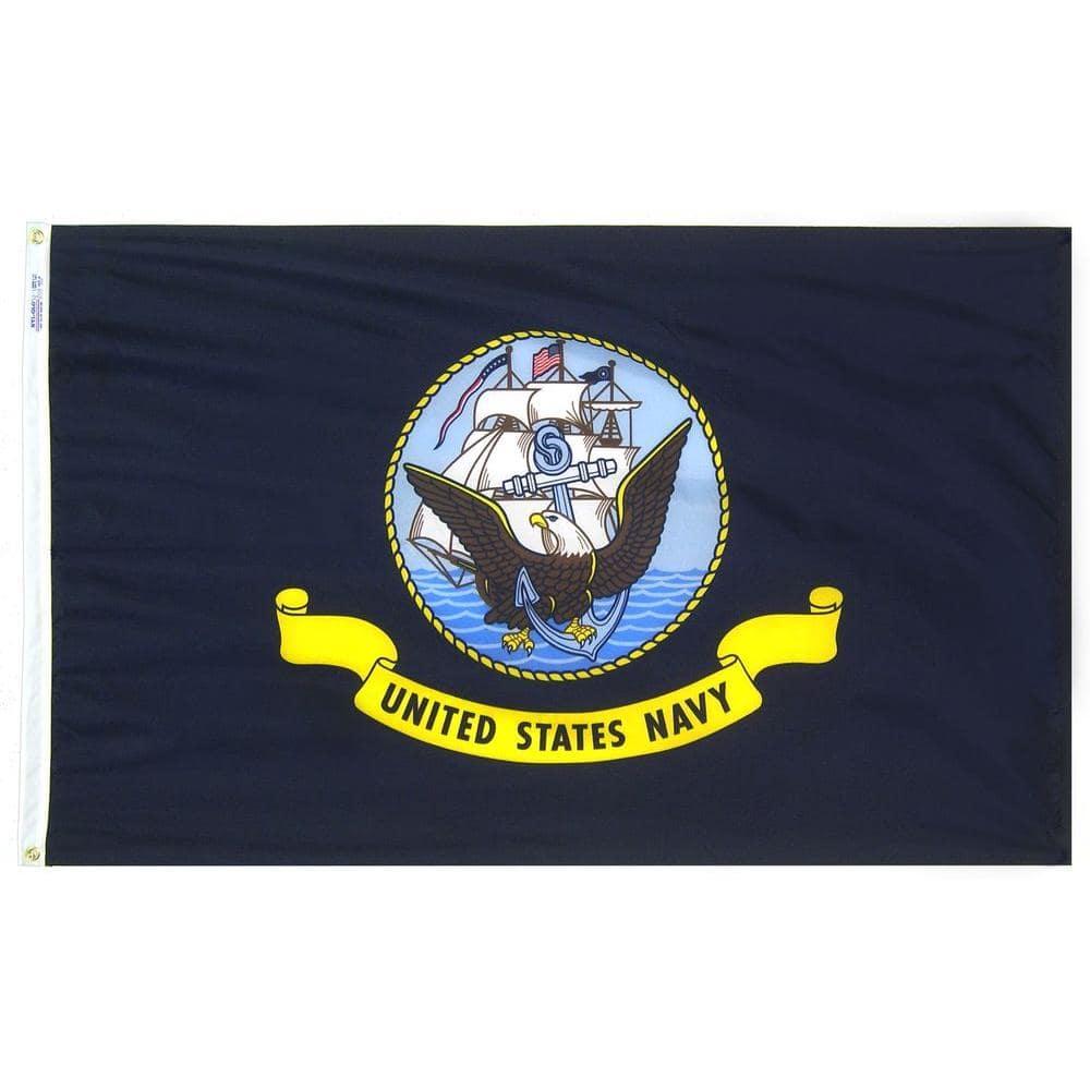 Outside US Navy 3x5 Outdoor Flag USA American Veteran Gift Garden Flags Military Decor