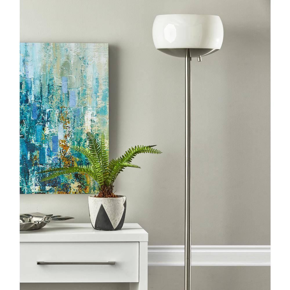 Rosella Metal Torchiere Floor Lamp (69")