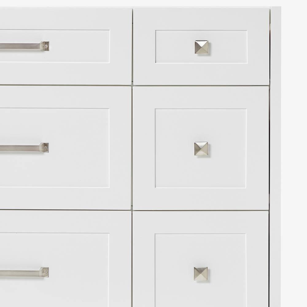ARIEL Monrow 49 Single Sink Bathroom Vanity with Italian Carrara Marble Top