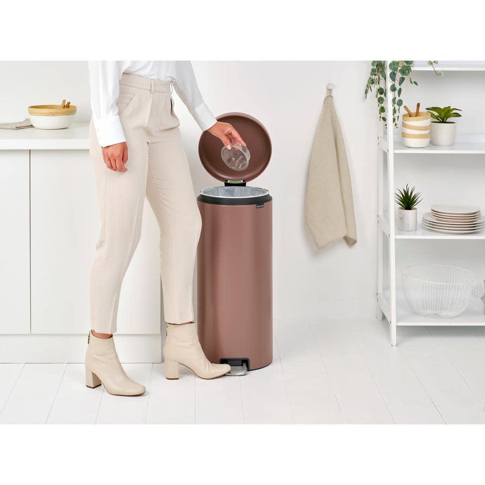 Brabantia NewIcon Step On Trash Can, 8 Gallon (30 Liter)