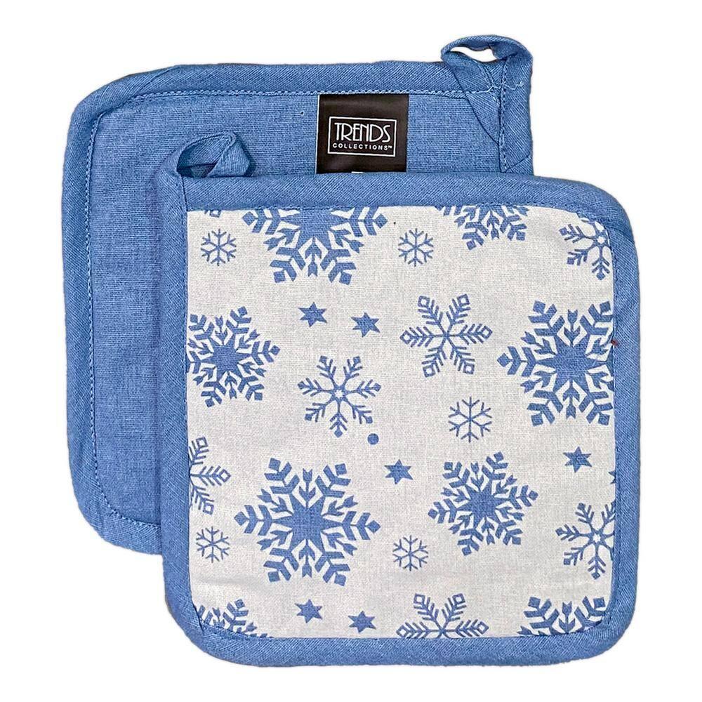 Lintex Lintex Floral Cotton Potholder & Oven Mitt Set