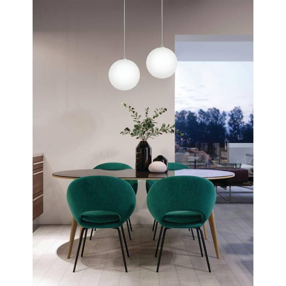 85263A-Eglo Lighting-Rondo - 1 Light Pendant In Mid-Century Modern Style-12.38 Inches Tall and 11.75 Inches Wide     -Traditional Installation