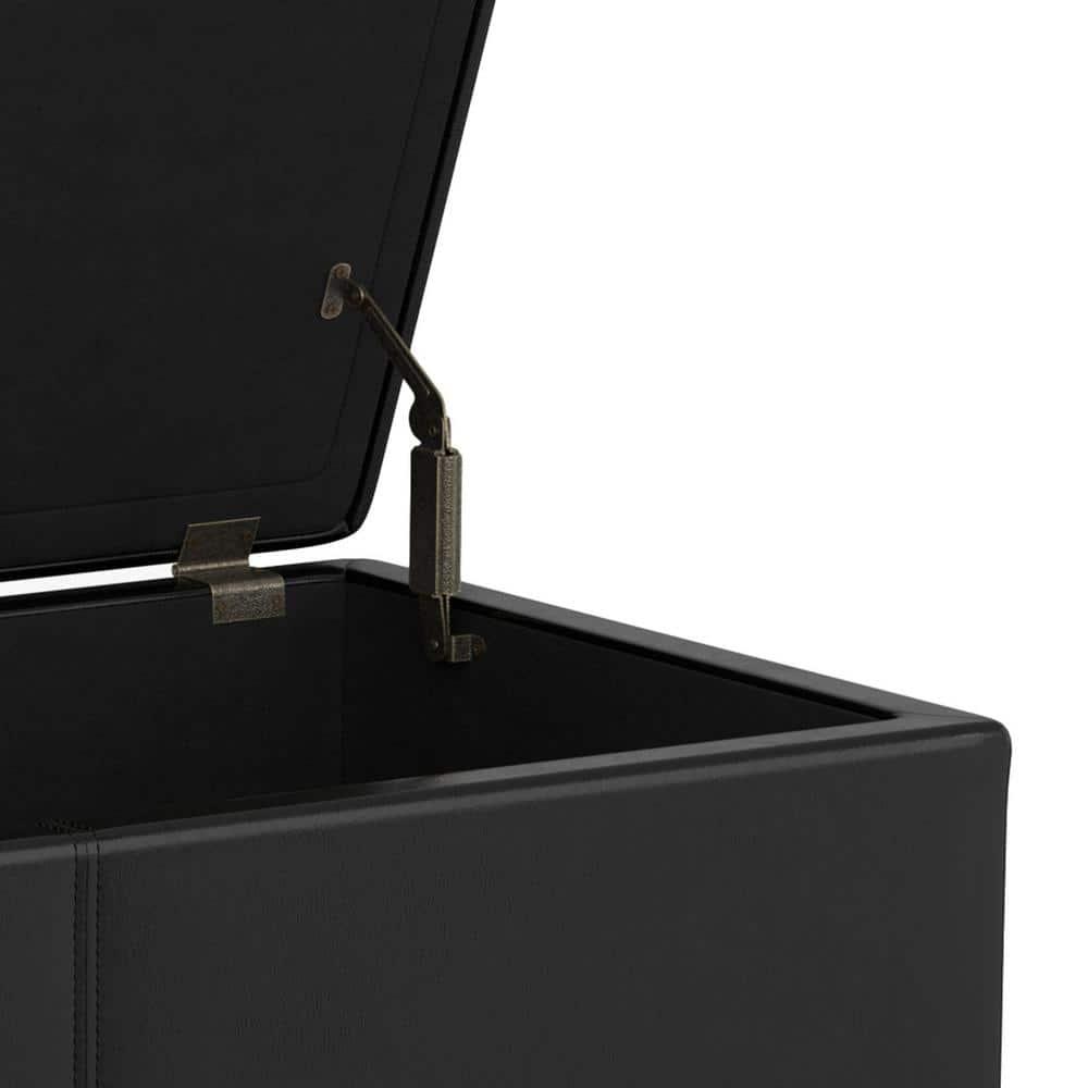 Simpli Home Avalon Extra Large Storage Ottoman Bench,Assembled
