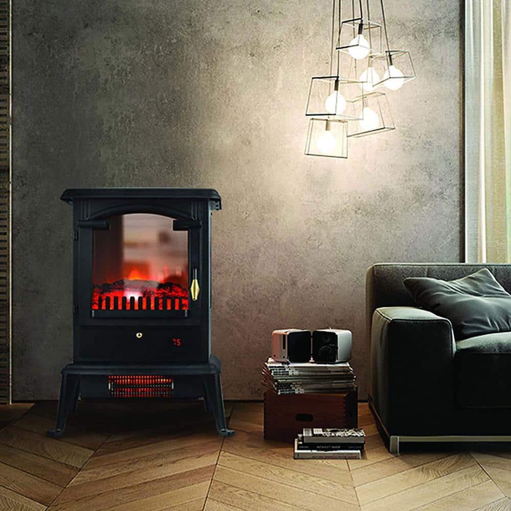 Lifesmart LifeSmart LifePro 1500W 3 Sided Electric Infrared Quartz Indoor Stove Heater