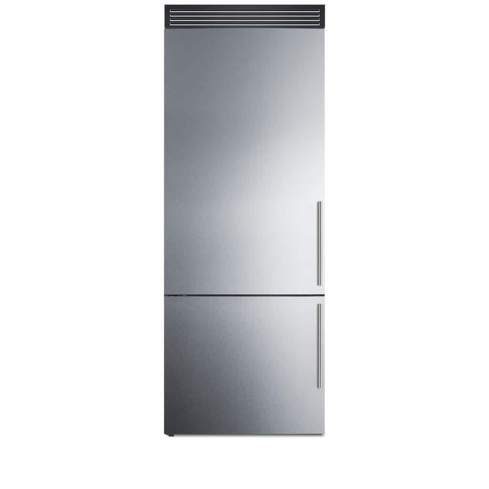 Summit Appliance FFBF279SSXH72LHD 28 in. Bottom Freezer Refrigerator - LHD