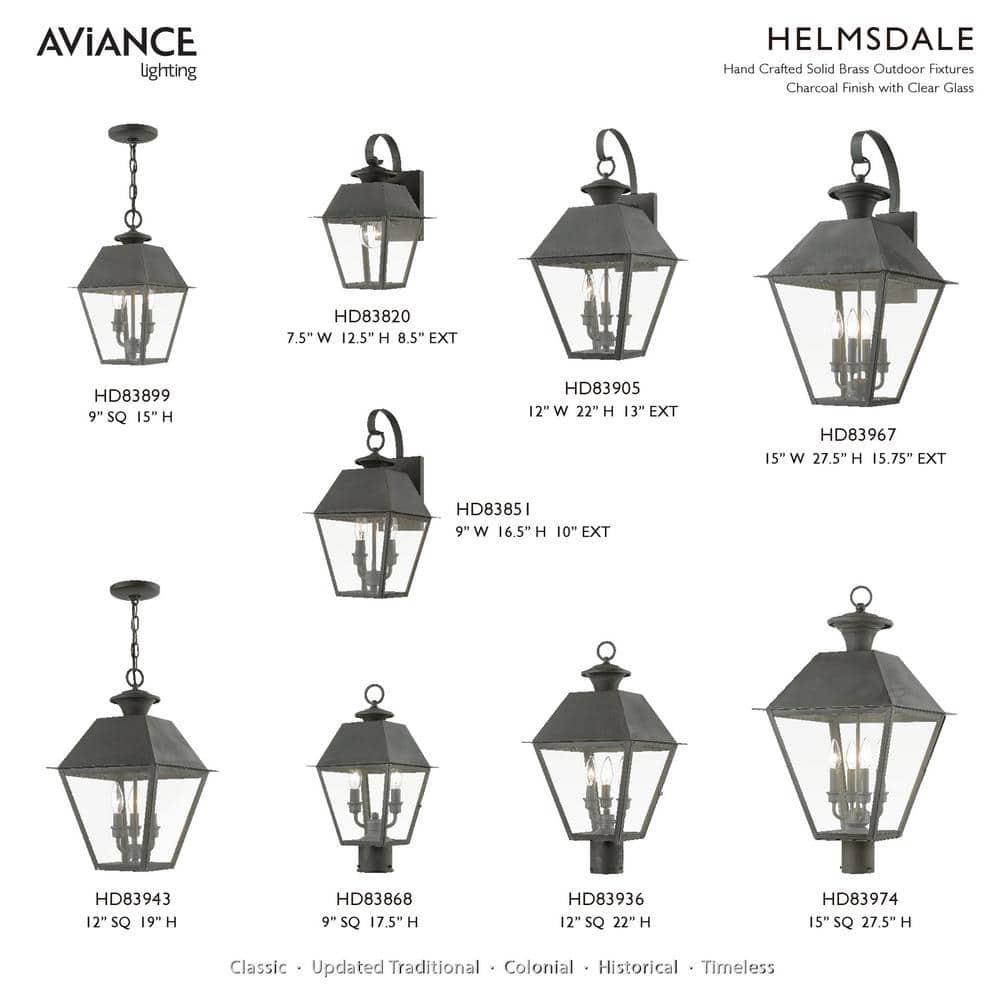 Livex Lighting Wentworth 2 - Light Pendant in  Charcoal