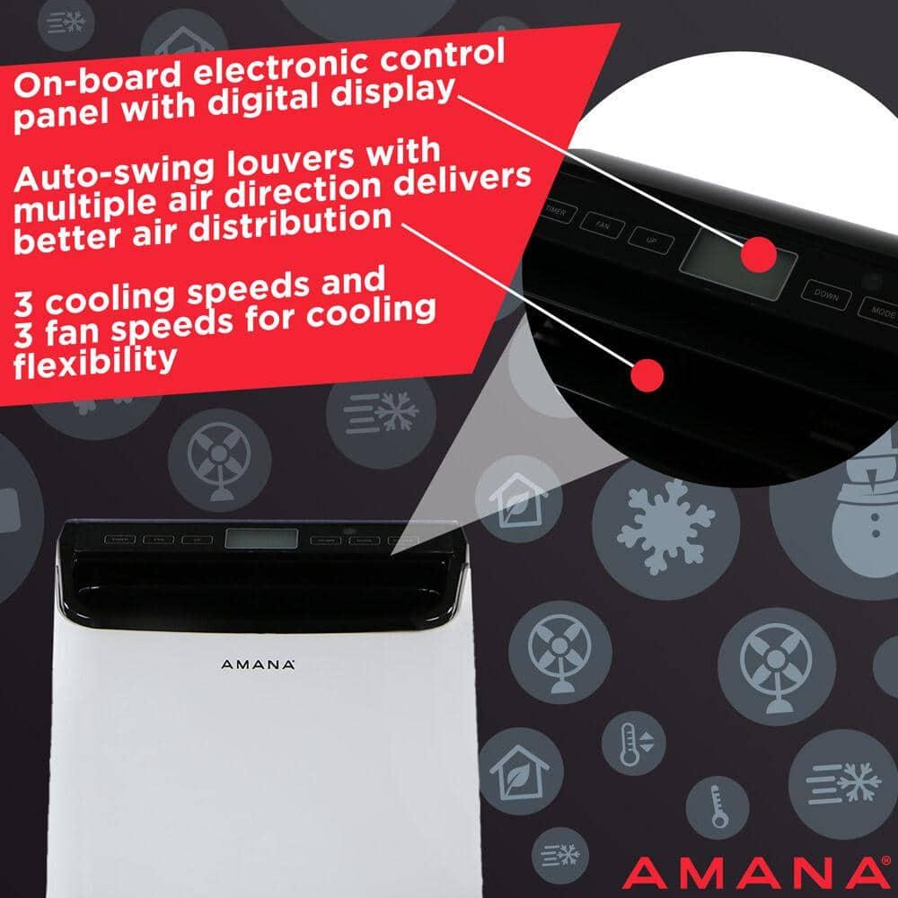 Amana Amana 7500 BTU DOE BTU Portable Air Conditioner with Remote