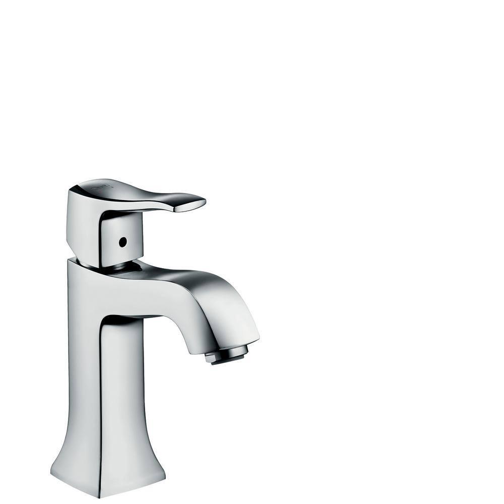 Metris C Single Hole Bathroom Faucet with Drain Assembly