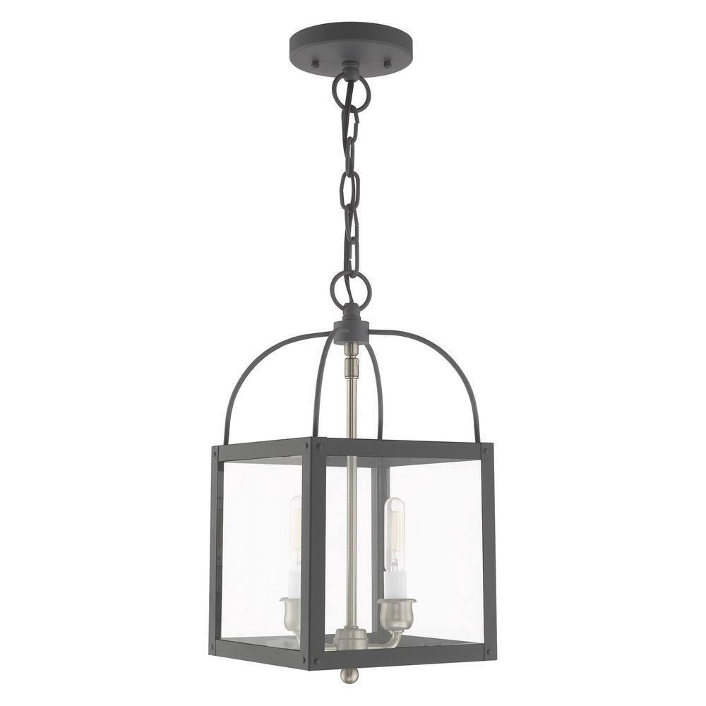 Livex Lighting Milford 2 - Light Pendant in  Scandinavian Gray