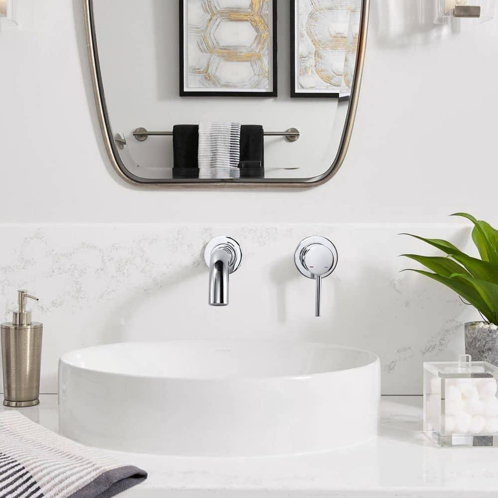 Wall Mounted Optional Single-handle Bathroom Faucet