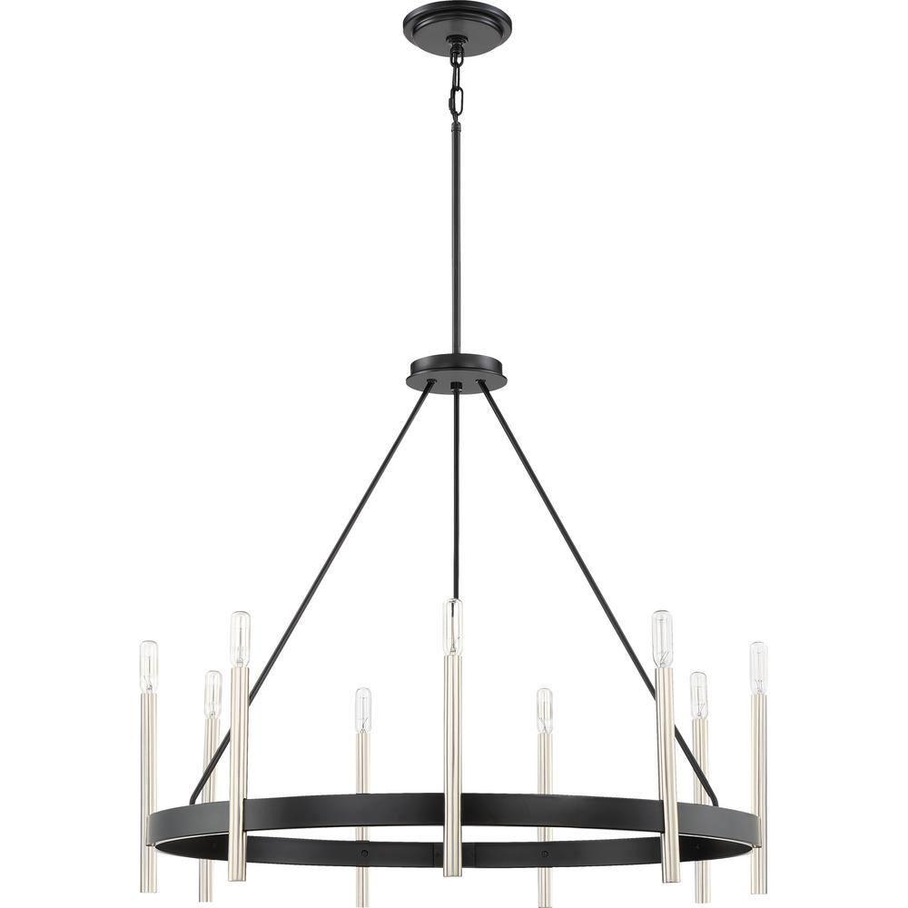 Quoizel Lighting Anthem 9 - Light Chandelier in  Mystic Black