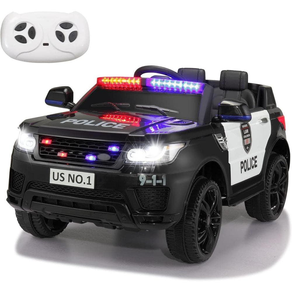 Allied Plush Inc 12V Kids Ride on Car, Electric Police Cars with Remote Control