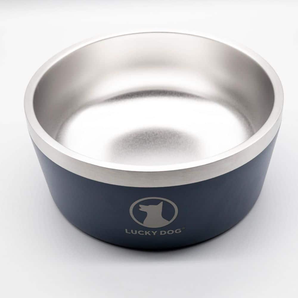 Lucky Dog INDULGE 8 Double Wall Stainless Steel Dog Bowl & Reviews | Wayfair