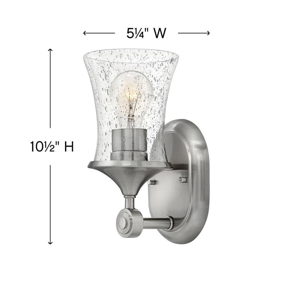 Hinkley Lighting - One Light Bath Sconce - Thistledown - 1 Light Bath Vanity in
