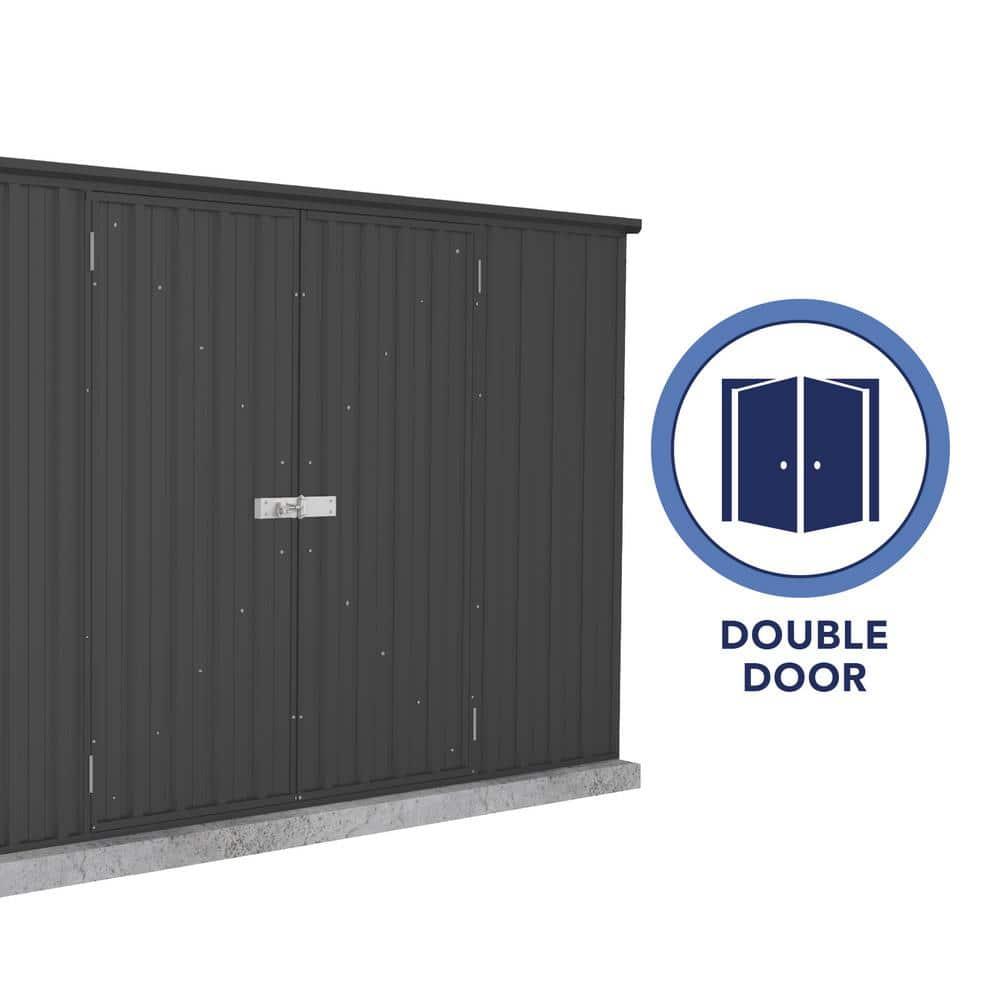 Absco Premier 10 ft. W x 10 ft. D Metal Storage Shed