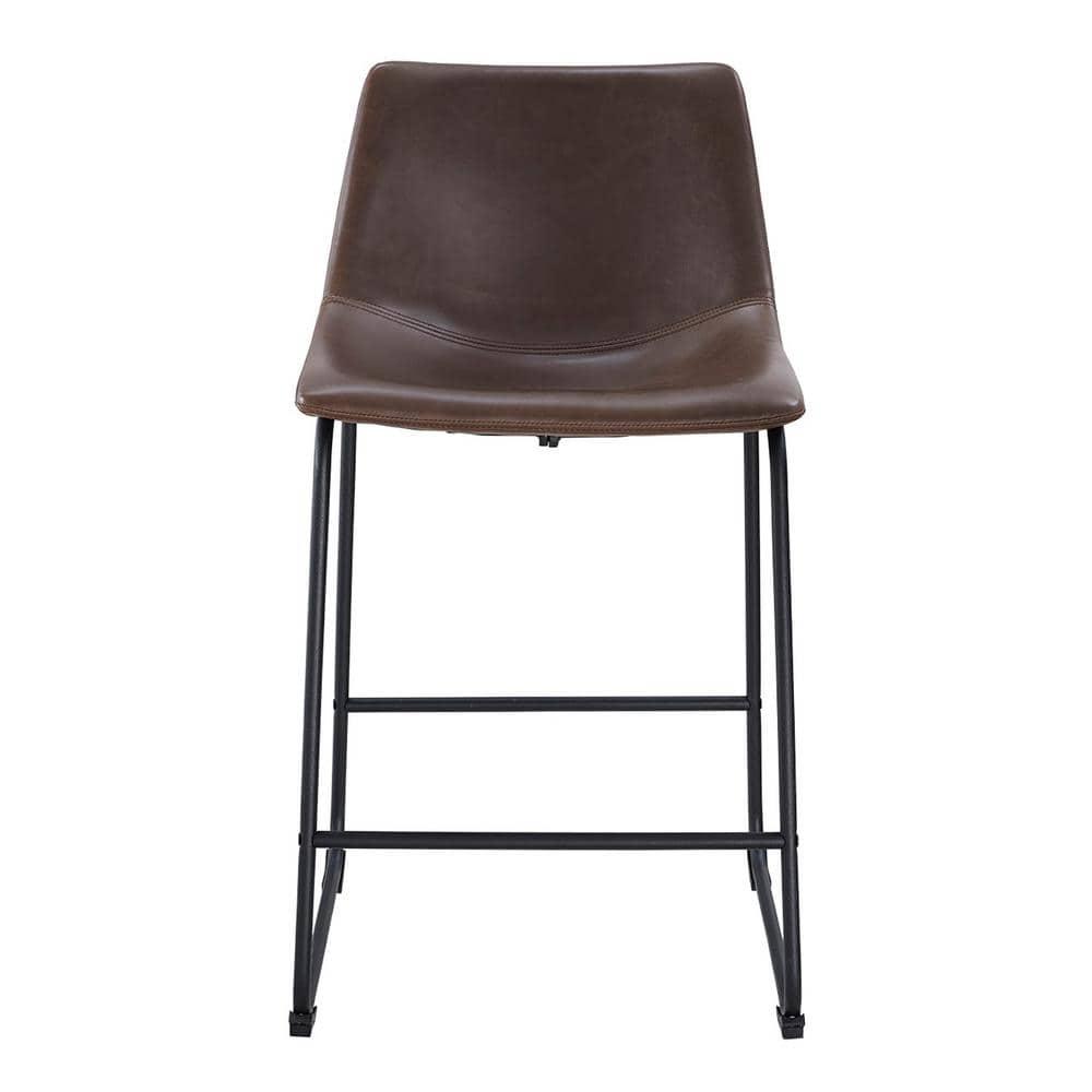Hokku Designs Mayeu Upholstered Counter Stool (Set of 2)