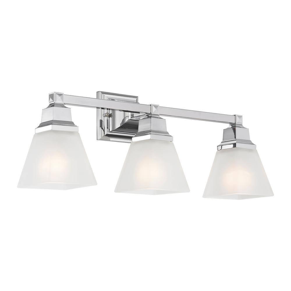 Livex Lighting Mission 3 - Light Vanity in  Polished Chrome