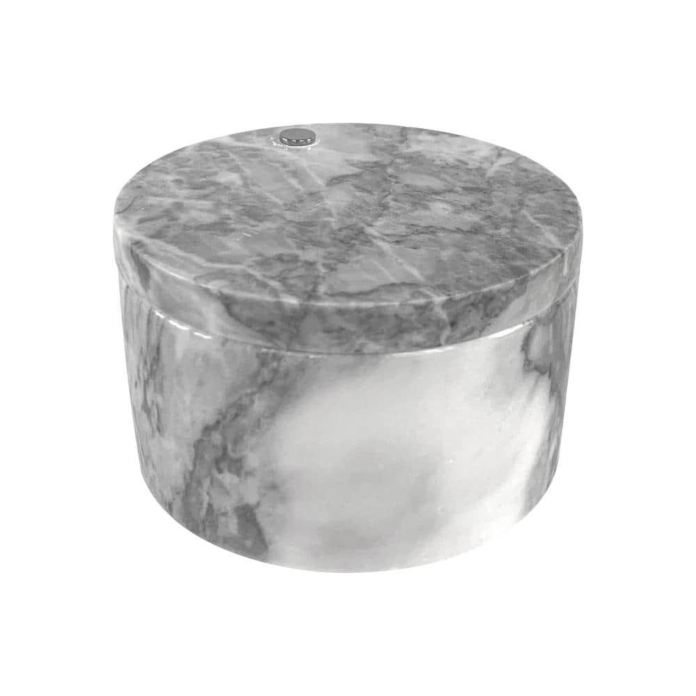 Fox Run Brands Fox Run Marble Double Salt Cellar, Black
