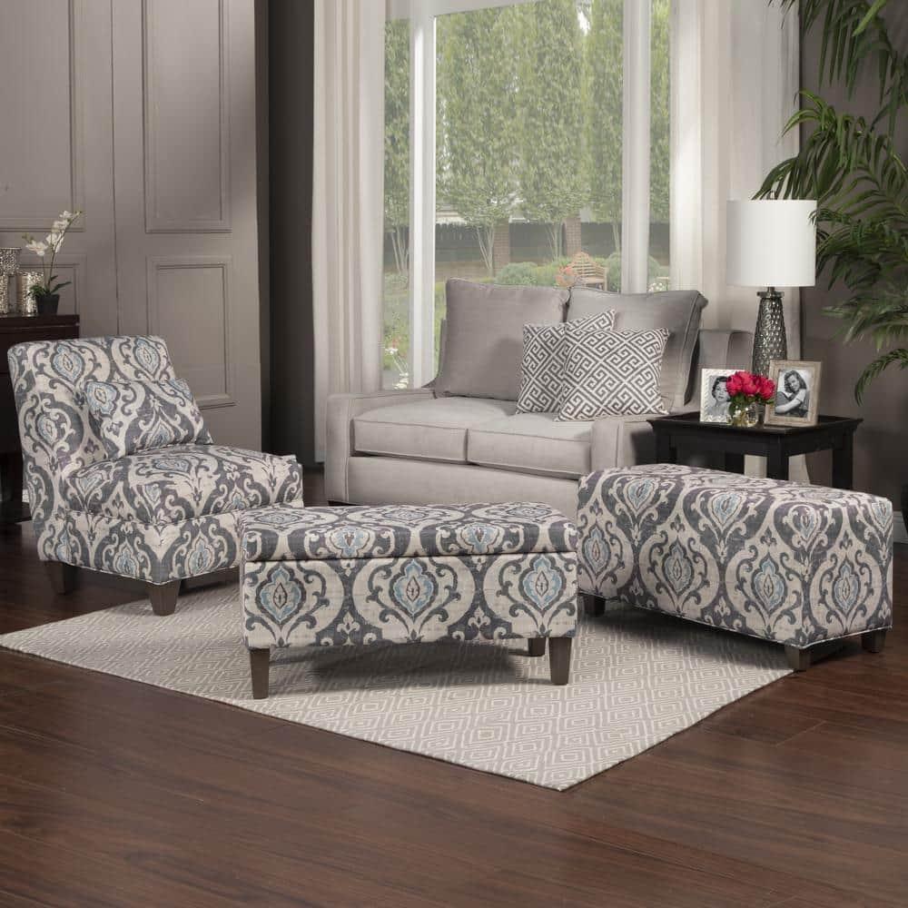 Chantrell 36" Wide Large Decorative Storage Bench