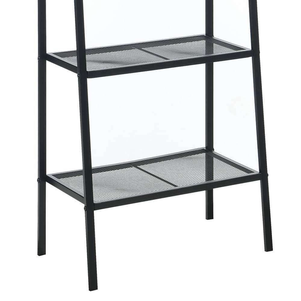 Convenience Concepts Designs2Go 4 Tier Metal Plant Stand, Black
