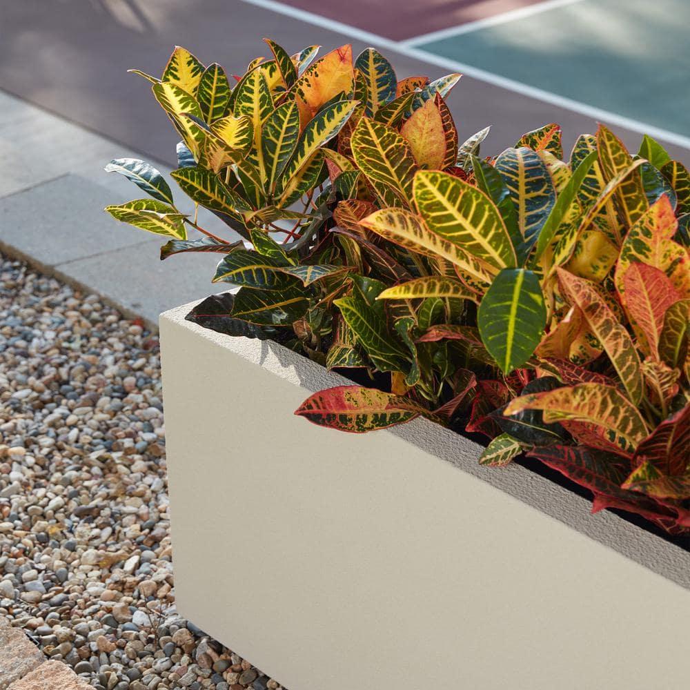 Sandstone Granite Extra Large Rectangular Polymer Planter