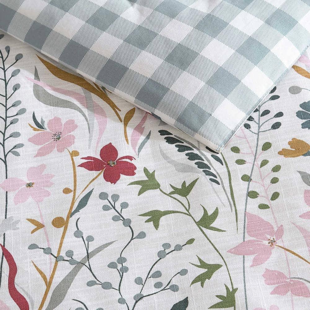 Eddie Bauer Eddie Bauer Woodland Forest Cotton Reversible Pink Comforter Set