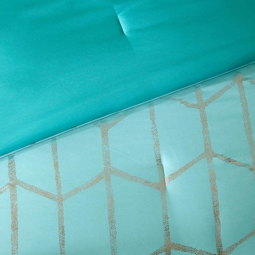 Raina Metallic Printed Comforter Set