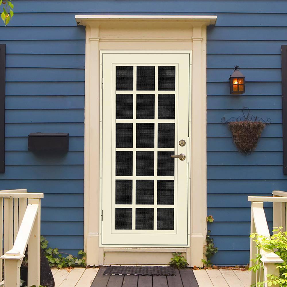 80'' Glass Aluminum Screen Doors