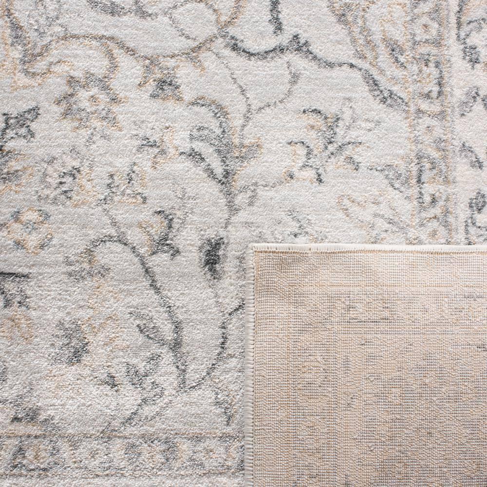 Isabella ISA912 Power Loomed Area Rug - Light Grey/Cream - 5'3"x7'6" - Safavieh.