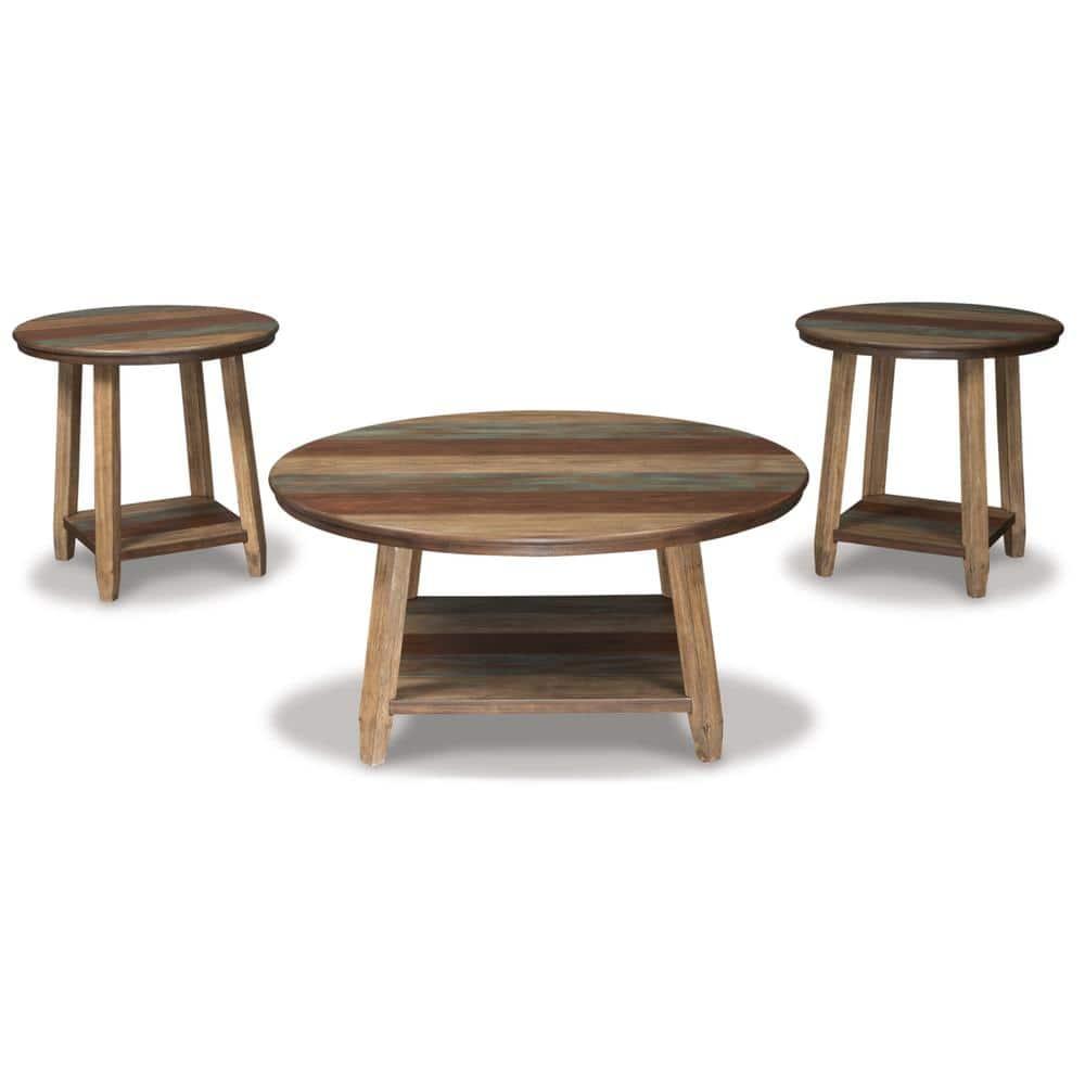 Signature Design by Ashley Casual Raebecki Table (Set of 3)  Multi
