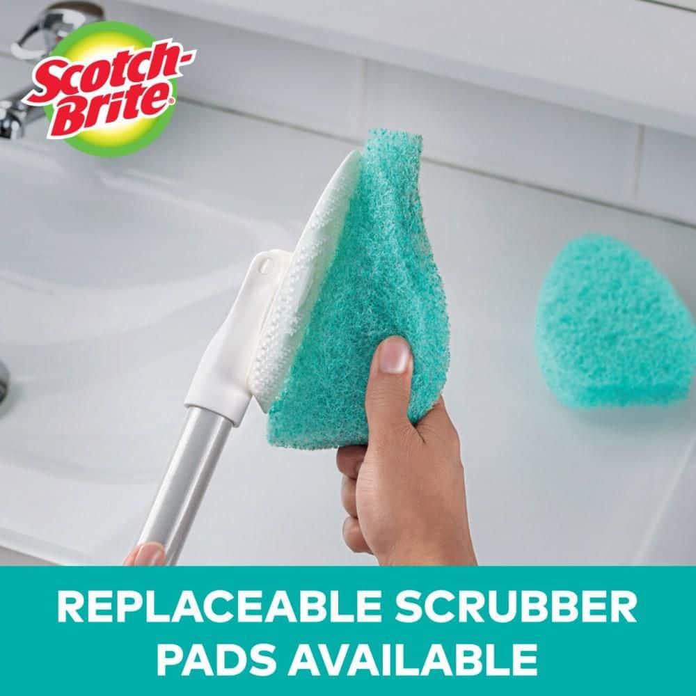 Scotch-Brite Non-Scratch Tub and Shower Scrubber Scrub Brush (2-Pack)